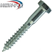 Parafuso Sextavado Rosca Soberba Newfix   1/4'' X 45Mm - Kit C/2 Centos