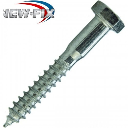 Parafuso Sextavado Rosca Soberba Newfix   3/8'' X 40Mm