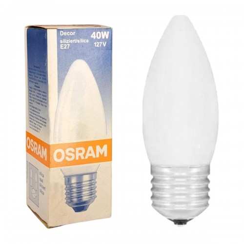 Lampada Vela Lisa Osram Silica 40Wx127V. - Kit C/2 Peças