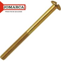 Parafuso Para Cama Jomarca 1/4'' X 130Mm Fenda Com Porca