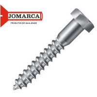 Parafuso Sextavado Rosca Soberba Jomarca   3/16'' X 70Mm - Kit C/2 Centos