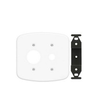 Placa Conjunto Fame Blanc 4X4 F-58 - 1 Tomada + 1 Furo - 979 - Kit C/10 Peças