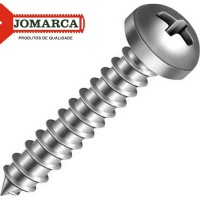 Parafuso Auto Atarraxante Inox Panela Philips Jomarca 4,8 X 45Mm