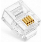 Plug Modular Para Telefonia Rj11 (6X4) - Kit C/10 Peças