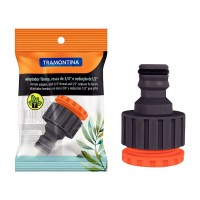 Adaptador Femea Para Mangueira Engate Rapido Tramontina 3/4'' X 1/2'' - 78502/000 - Kit C/12 Peças