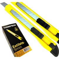 Estilete Estreito Thompson 9Mm - Kit C/12 Pecas