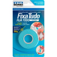 Fita Dupla Face Tekbond Fixa Tudo Espuma 12Mm X 1,5M