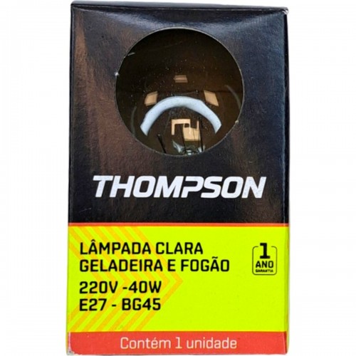 Lampada Para Geladeira/Fogao/Lustre Thompson 40Wx220V. Clara - Kit C/10 Peças