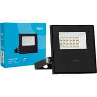 Refletor De Led Elgin 30W. 6500K. 2400Lm Ip66 Preto Bivolt