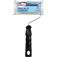 Rolo La Compel 9Cm Carneiro 1209 - Kit C/12 Peças