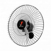 Ventilador Parede Ventura 60Cm Preto Bivolt