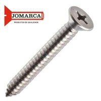 Parafuso Auto Atarraxante Inox Chata Philips Jomarca 3,5 X 13Mm - Kit C/2 Centos