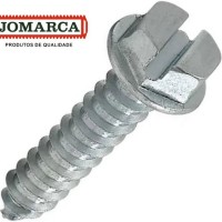 Parafuso Auto Atarraxante Sextavado E Fenda Com Arruela Jomarca 6,3 X 16Mm - Kit C/2 Centos